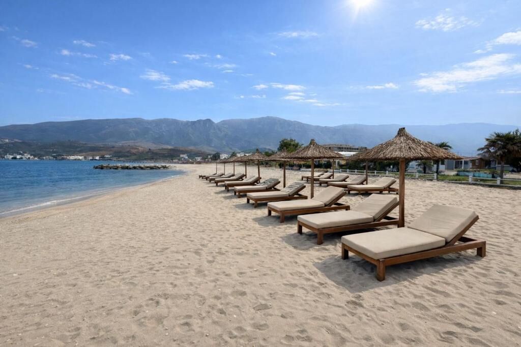 Plage privée, bar de plage