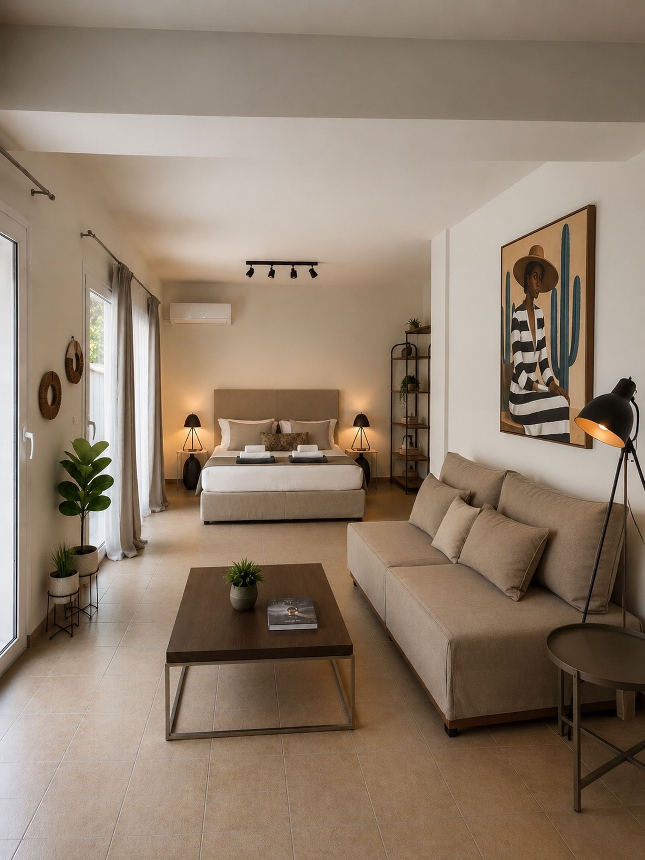 5 Schlafzimmer, Schreibtisch, Bügeleisen/Bügelbrett, Reisekinderbett