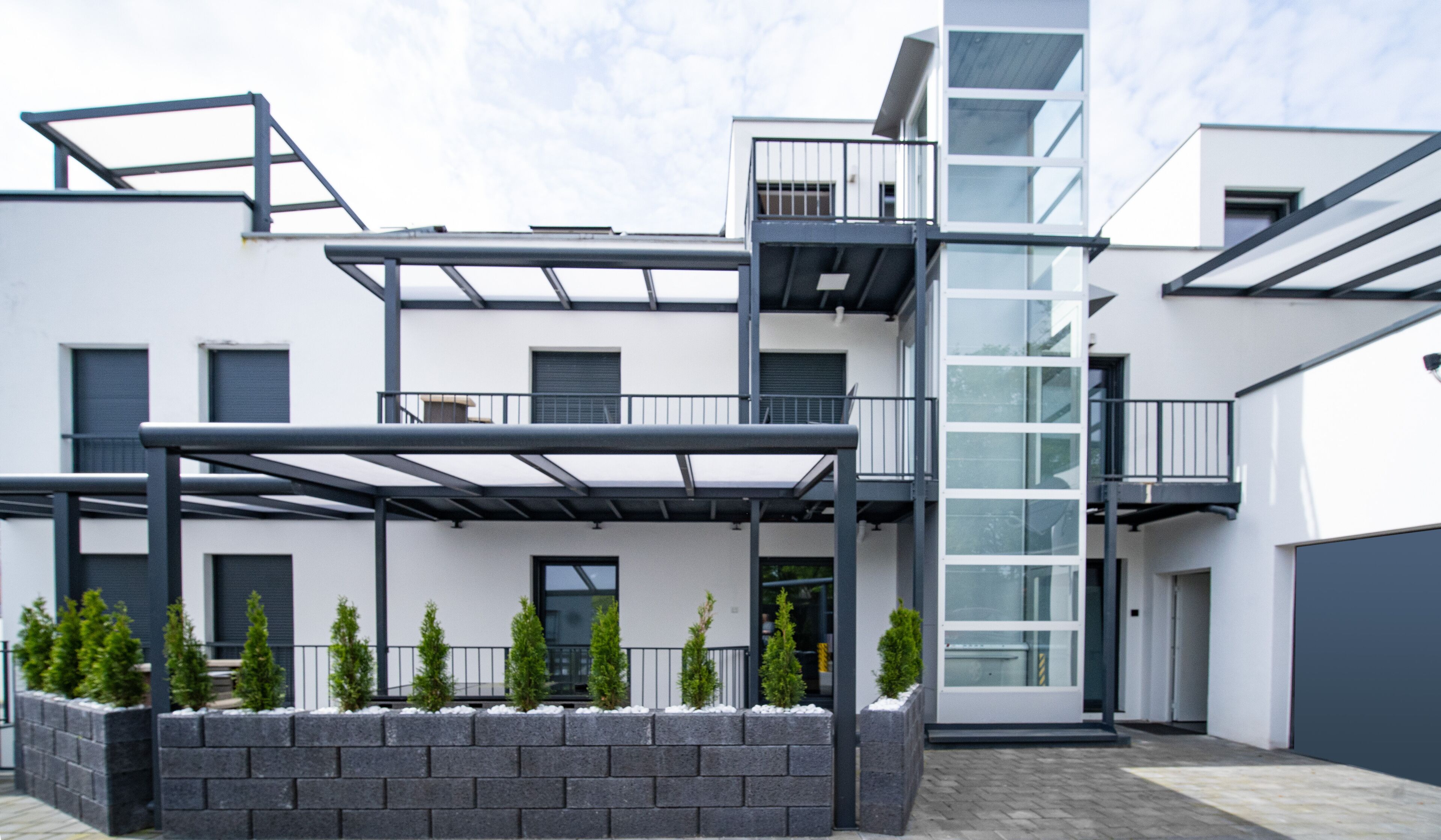 Fachada de la propiedad