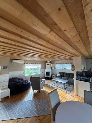 House, 2 Bedrooms, Fireplace, Garden View | Interior - Camp Caroli Olala House (Jukkasjarvi)
