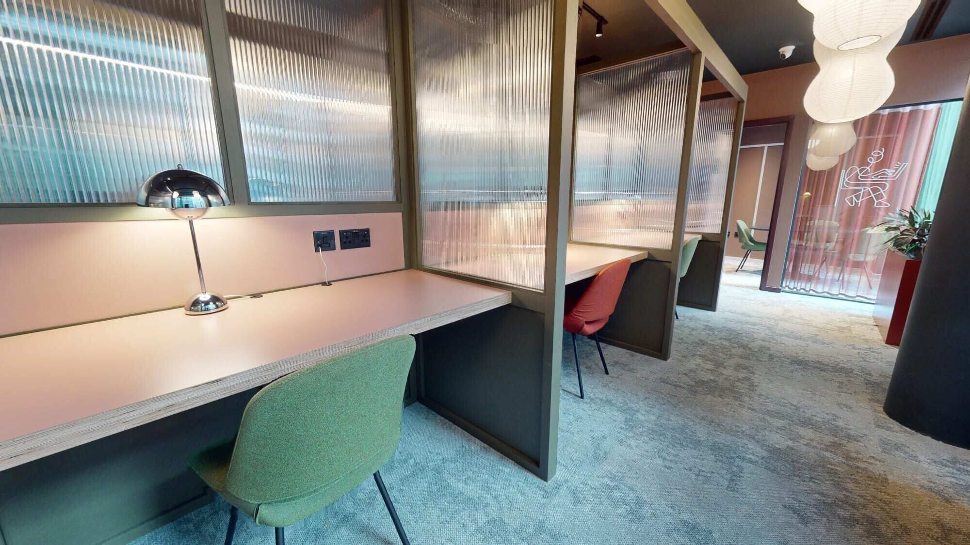 Sittområde i lobbyn