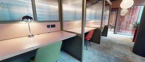 Sittområde i lobbyn