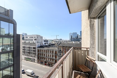 Lumina apart with balcony in Warsaw