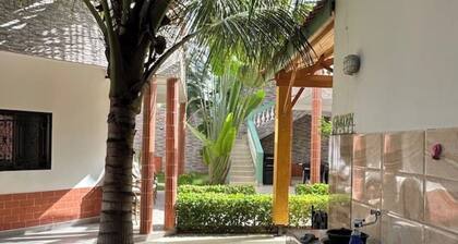 Maisonnette with swimming pool near the beach