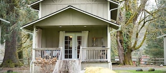 Tranquil Cabin 2 “Hemlock” | Riverside | Near Olympic NP