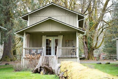 Tranquil Cabin 2 “Hemlock” | Riverside | Near Olympic NP