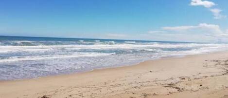 Beach nearby, white sand