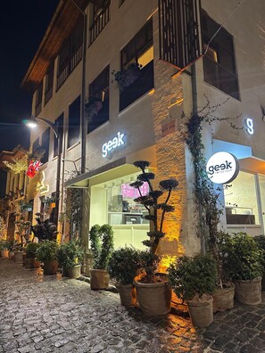 Voorkant van accommodatie