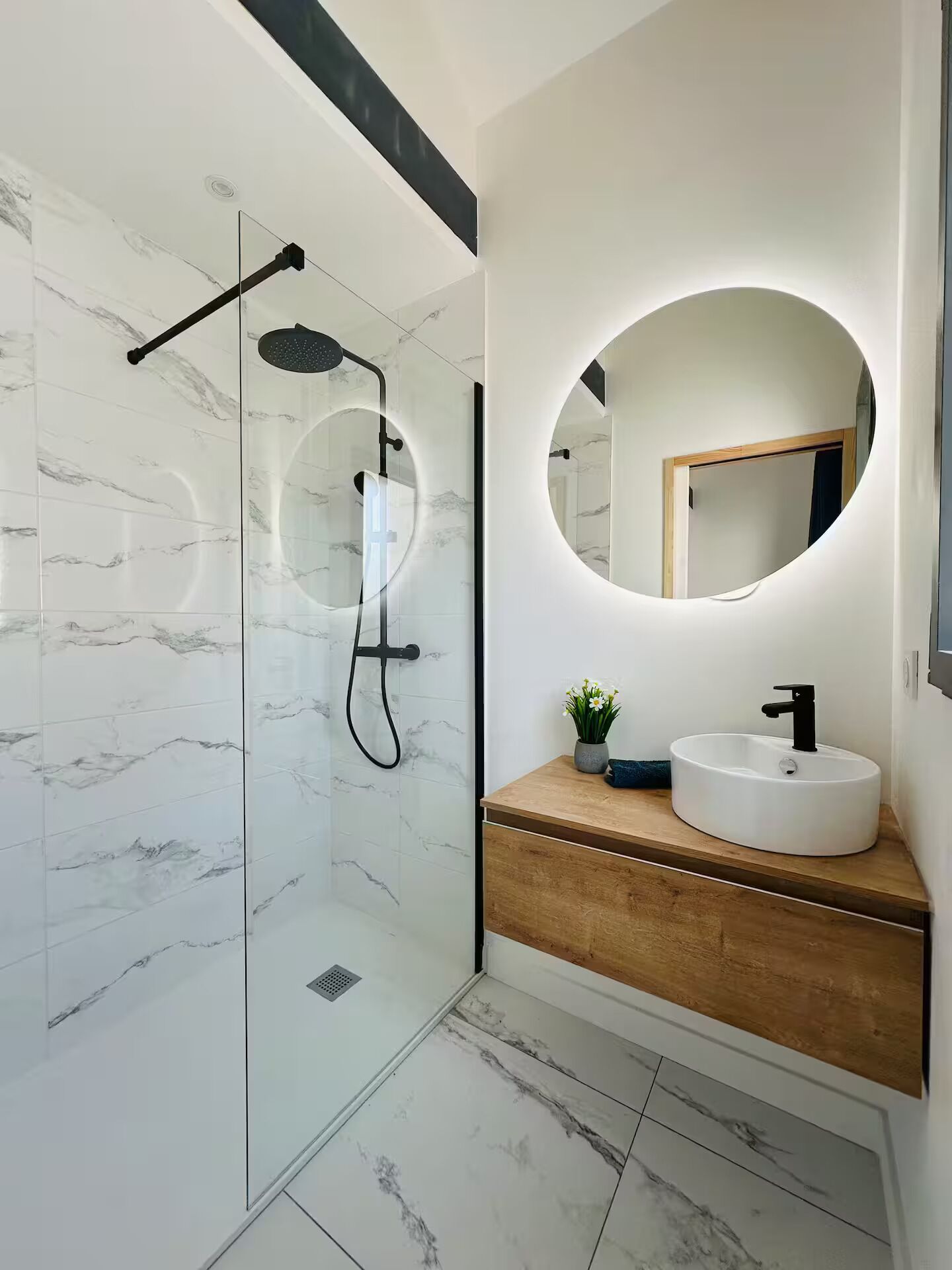 Towels, soap