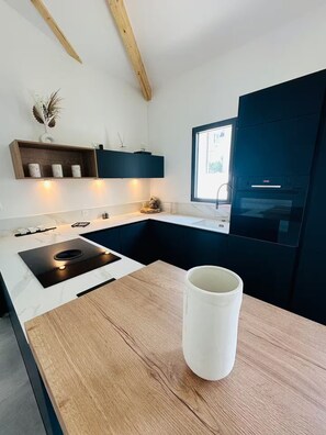 Microwave, oven, stovetop, dishwasher - Beachfront villa with jacuzzi and beach access (Châtelaillon-Plage)