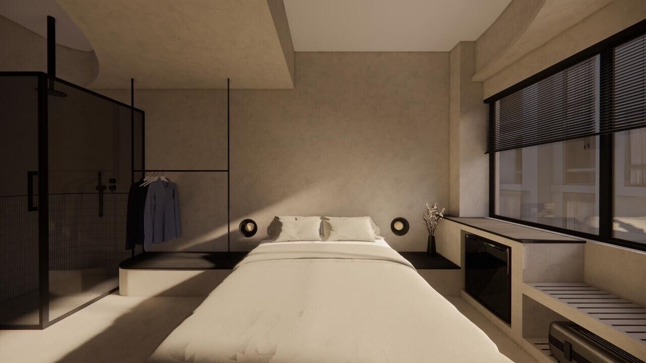 Roupas de cama premium, frigobar, cofres nos quartos, escrivaninha