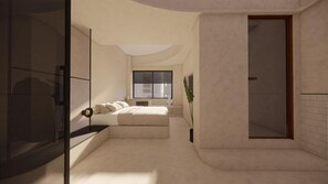 Roupas de cama premium, frigobar, cofres nos quartos, escrivaninha