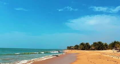 Double room with terrace and beach access