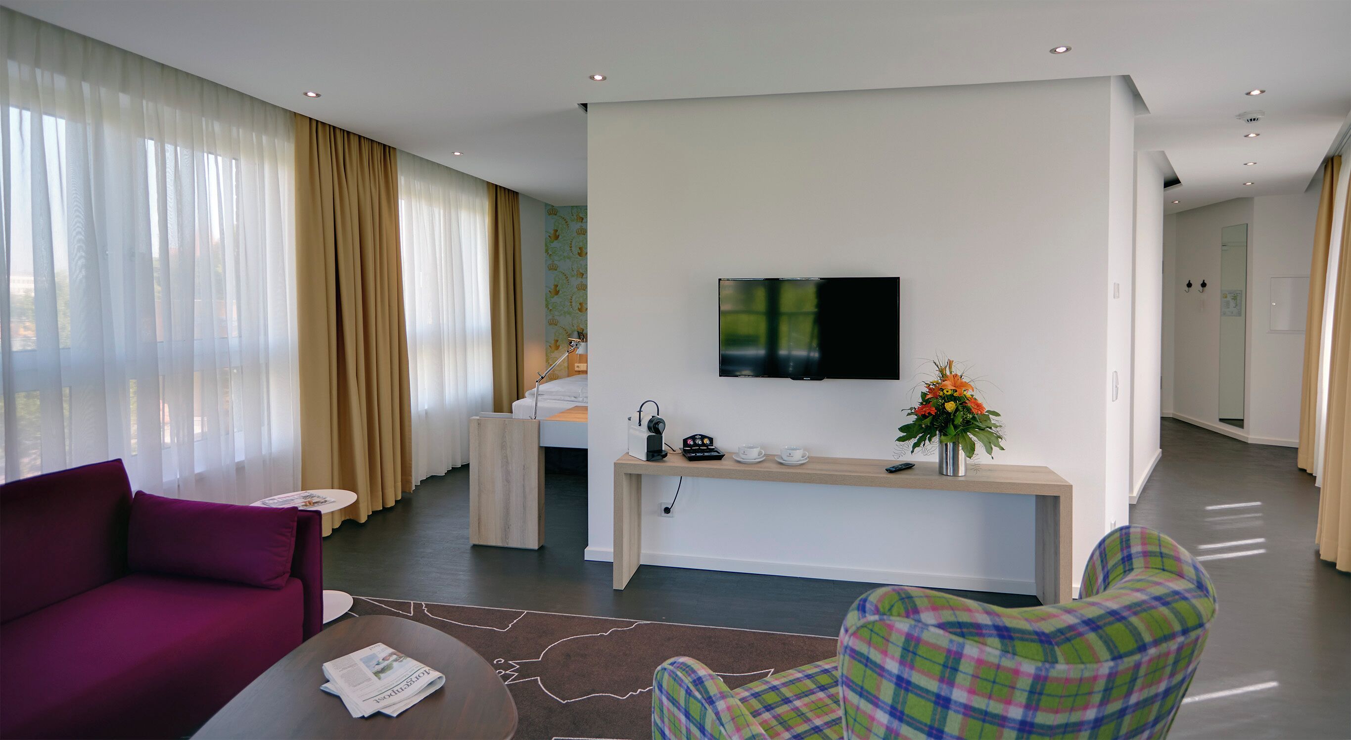 Suite, Balcony, City View | In-room safe, desk, iron/ironing board, free WiFi