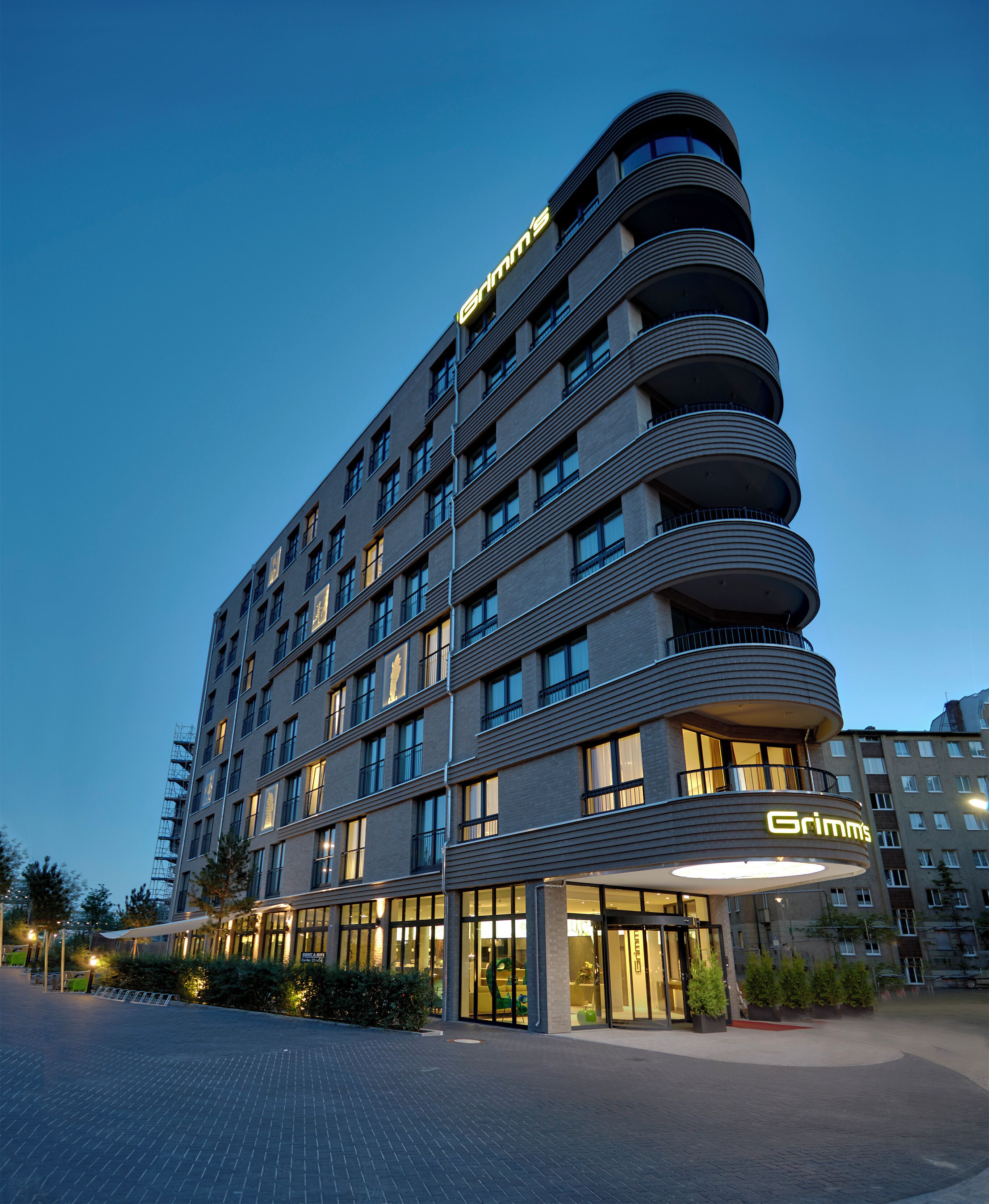 Fassade der Unterkunft