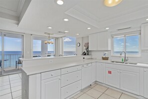 Fridge, microwave, oven, stovetop - Can't Beat the Views from ST 1111 with Seasonal Beach Svc for 2 (Destin)