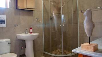 Towels, soap, toilet paper