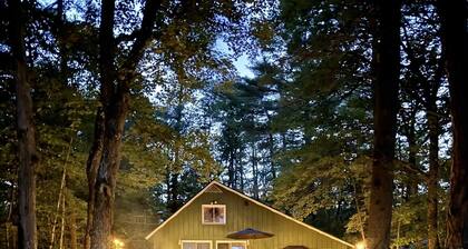 WATERFRONT ON SAND POND WITH A PRIVATE SANDY BEACH