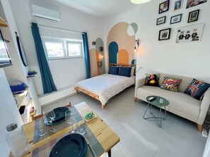 1 chambre, fer et planche Ă repasser, Wi-Fi, literie fournie