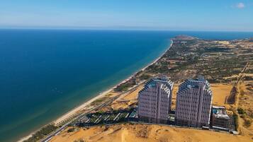 Quarto luxo, vista para a praia
