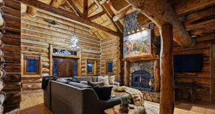 Great Lodge at Hillside: Iconic 6K Sqft Log Lodge