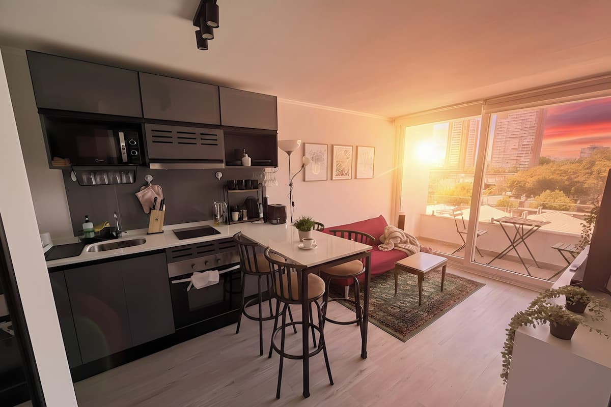 Căn hộ Tiêu chuẩn, 2 phòng ngủ | Bếp riêng | Tủ lạnh, lò vi sóng, lò nướng, bếp nấu