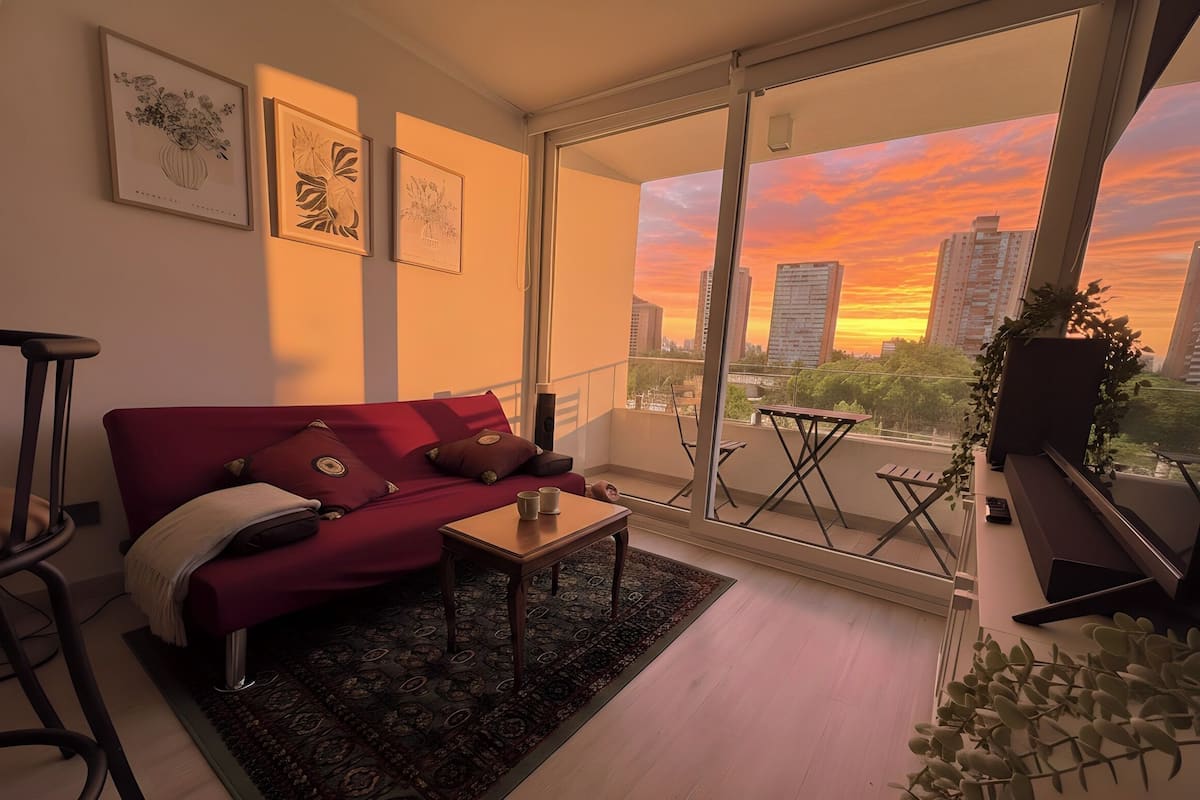 Standard Apartment, 2 Bedrooms | Living area | 43-inch LED TV with digital channels