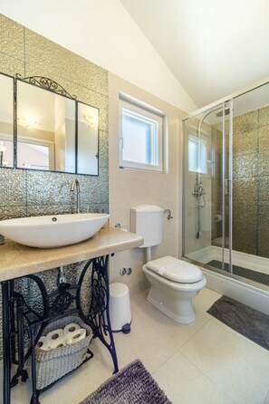 客房, 1 間臥室, 無障礙, 陽台 | 浴室