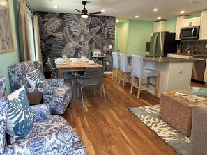 Televisión y oficina 