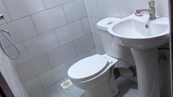 Dusche, Handtücher, Seife, Toilettenpapier