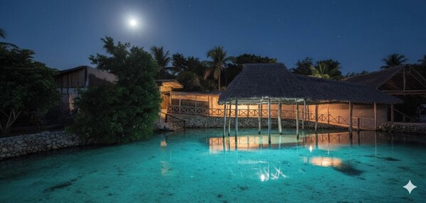 Outdoor pool - Nungwi Turtle Cave resort  (Nungwi)
