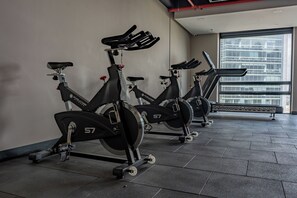 Fitness facility - Premium Loft : View : Gymnasium : Coworking (Bogotá)