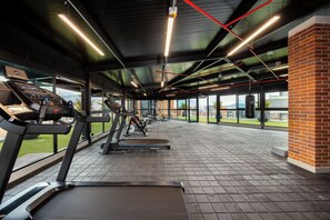 Fitness facility - Unique loft with 1BR & sofa bed, A/C, Terrace & Rooftop Gym (Medellín)