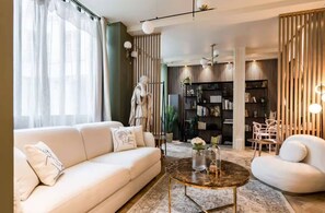 Apartment, 1 Bedroom, Accessible, Fireplace | Living room - Cozy Apartment in Heart of Amsterdam (Amsterdam)