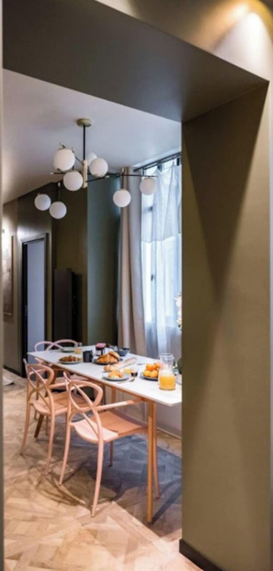 Apartment, 1 Bedroom, Accessible, Fireplace | Dining room