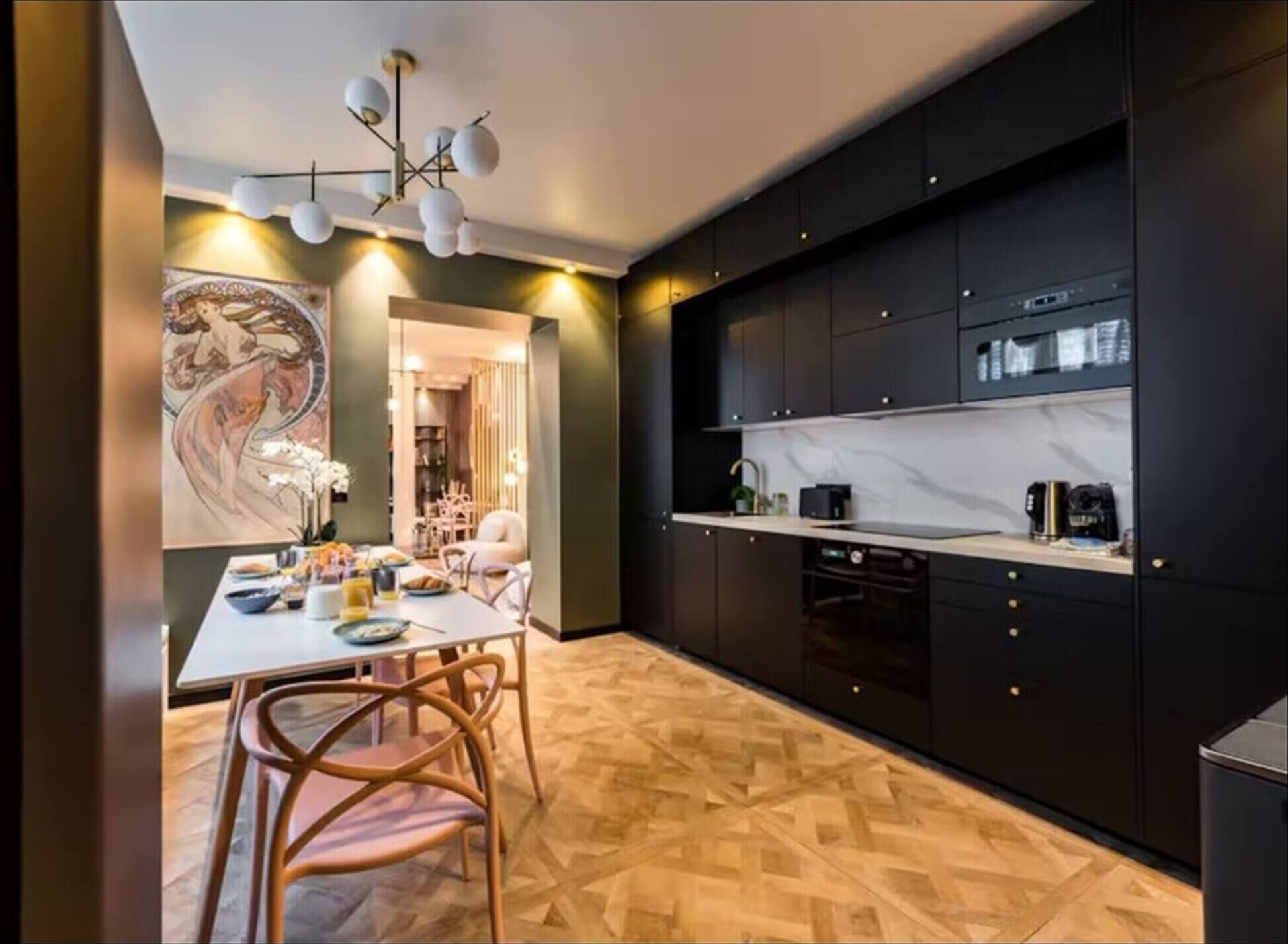 Apartemen, 1 kamar tidur, akses difabel, perapian | Interior