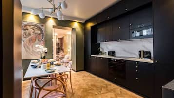 Apartemen, 1 kamar tidur, akses difabel, perapian | Interior