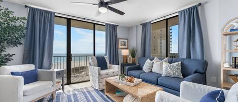 Appart'hÎtel, plusieurs lits (Seaside Beach & Racquet 3501) | Coin séjour