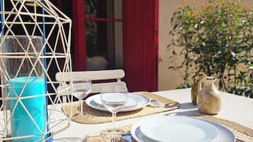 Opções para refeição ao ar livre