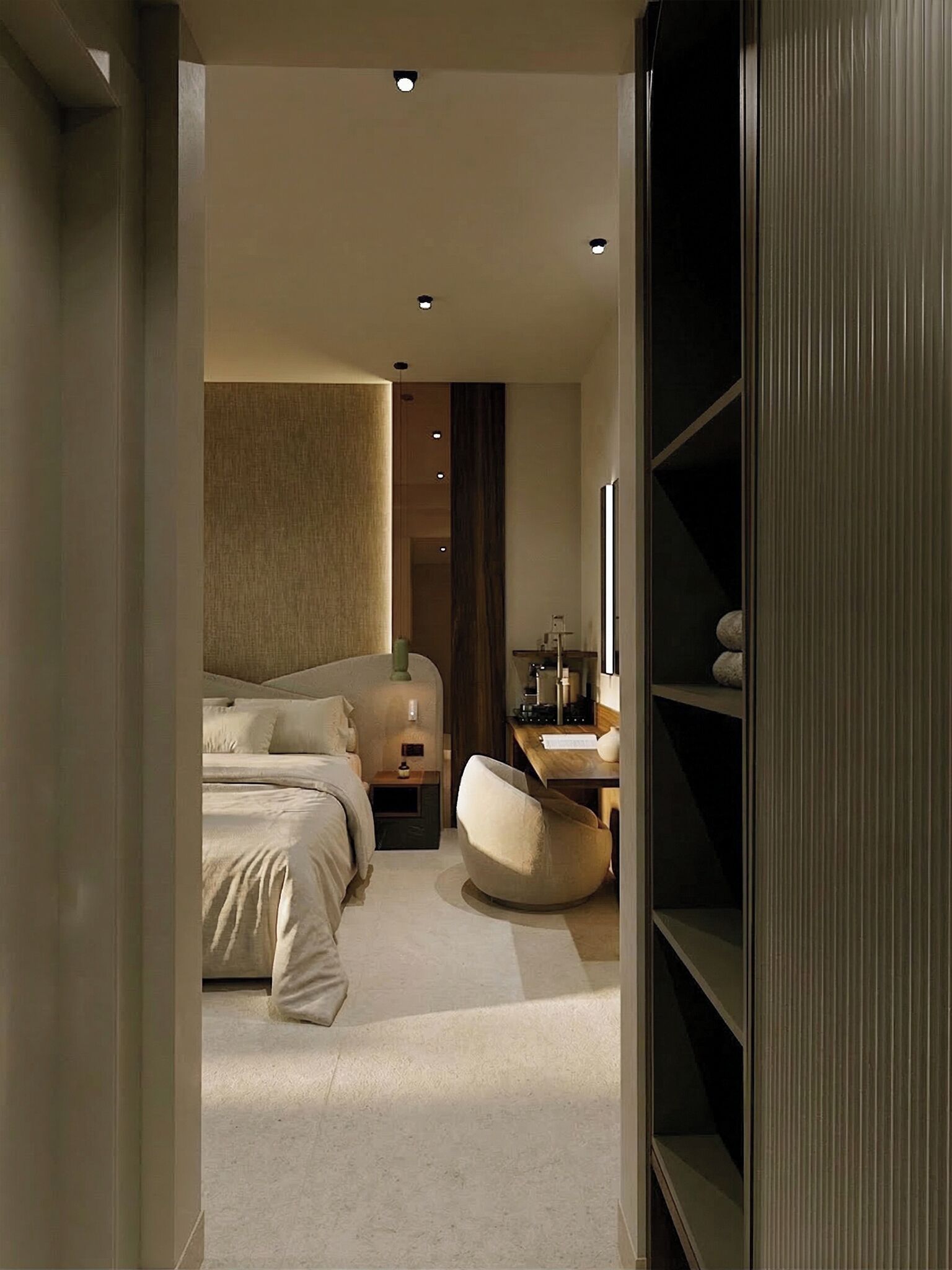 Cityline Connecting Family Room | Hypo-allergenic bedding, in-room safe, desk, laptop workspace