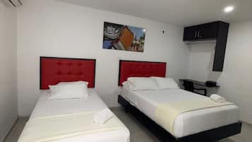 Desk, laptop workspace, iron/ironing board, free WiFi