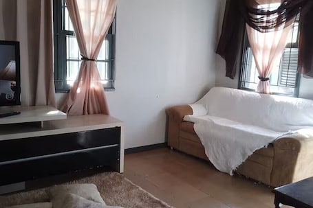 Living area. Shared house 400 meters from the beach.