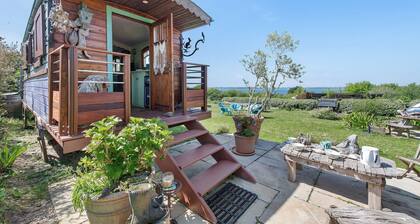 Luxus-Roulotte mit 180°-Meerblick in Plougastel-Daoulas