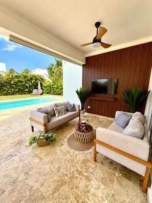 Pool - 3bd with rooftop ocean view in Sosua Ocean Village (Sosúa)