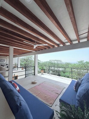 Property grounds - Casa Azul Beach House in Puerto Escondido (Tierra Blanca)