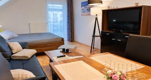 Unclassified image, 5 of 8, button - Welcome to “Strandhafer” – your cozy retreat under the roof. (Ostseebad Binz)