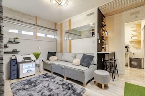 Smart TV y chimenea
