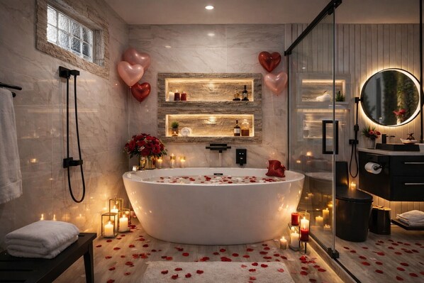 Douche, serviettes fournies, savon, papier toilette