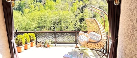 Double Room, Balcony, Courtyard View | Terrace/patio