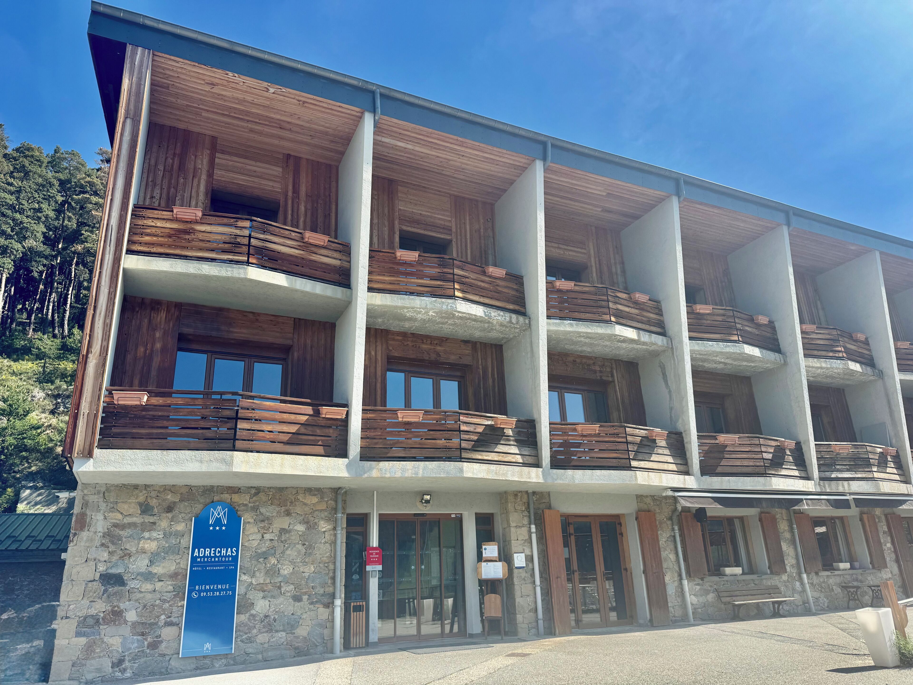 Fassade der Unterkunft